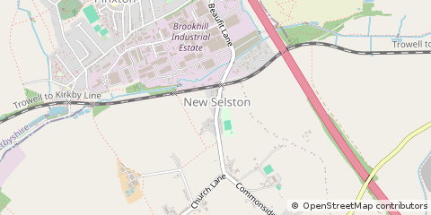 Map of Nottingham, Nottinghamshire