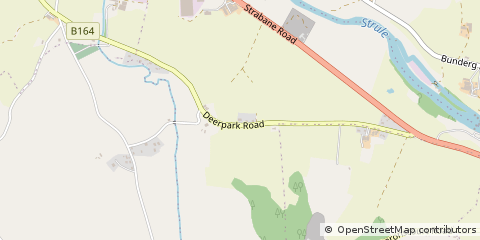 Map of Omagh, County Tyrone
