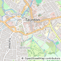 Map of Taunton, Somerset