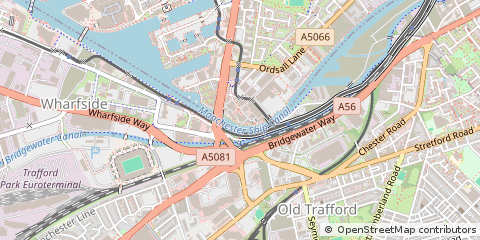 Map of Salford