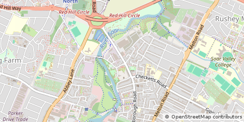 Map of Leicester