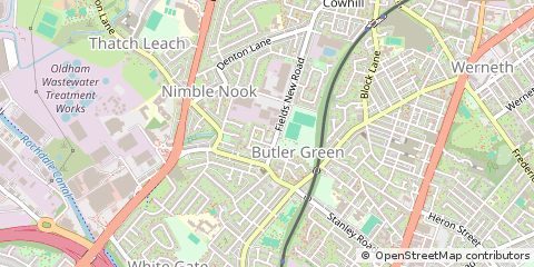 Map of Oldham