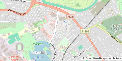 Map of Doncaster