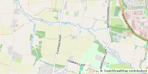 Map of Hassocks, West Sussex