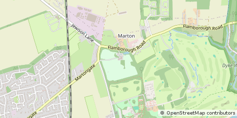 Map of Bridlington, East Yorkshire