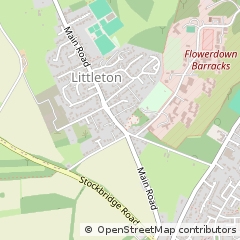 Map of Winchester, Hampshire