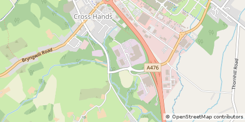 Map of Carmarthen