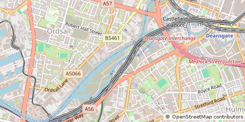 Map of Manchester