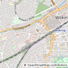 Map of Woking, Surrey