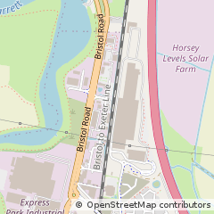 Map of Bridgwater, Somerset