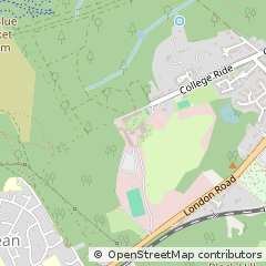 Map of Bagshot, Surrey