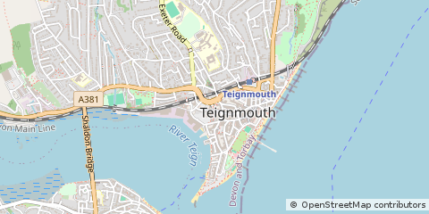 Map of Teignmouth