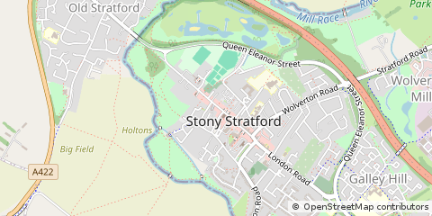 Map of Milton Keynes, Buckinghamshire