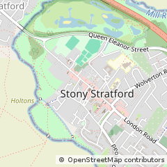 Map of Milton Keynes, Buckinghamshire