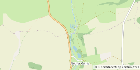 Map of Dorchester, Dorset
