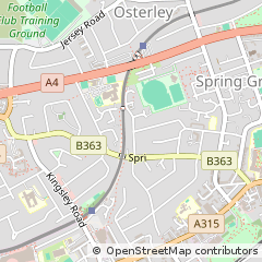 Map of Isleworth, Middlesex