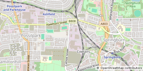 Map of Glasgow
