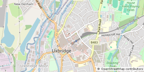 Map of Uxbridge