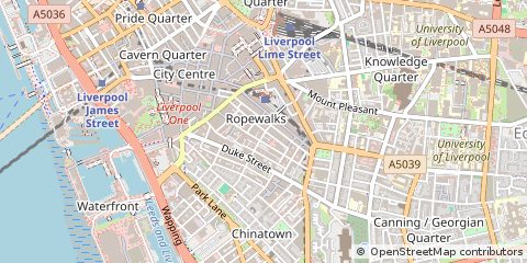 Map of Liverpool