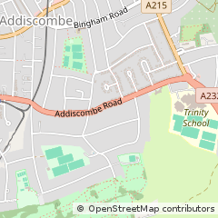Map of Croydon