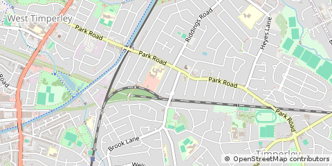 Map of Altrincham