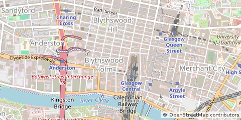 Map of Glasgow