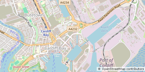 Map of Cardiff