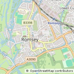 Map of Romsey