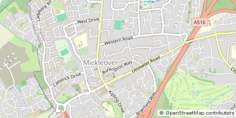 Map of Derby