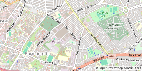 Map of Leeds