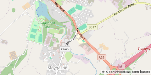 Map of Dungannon, Tyrone