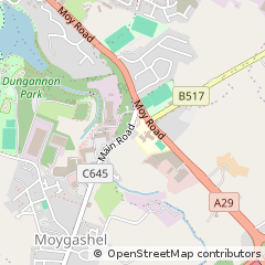 Map of Dungannon, Tyrone