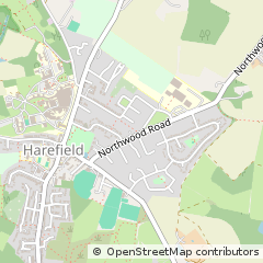 Map of Harefield, Middlesex