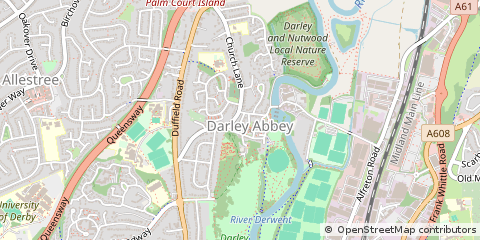 Map of Derby