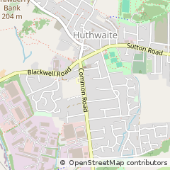 Map of Sutton-in-Ashfield, Nottinghamshire