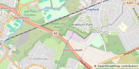 Map of Dartford
