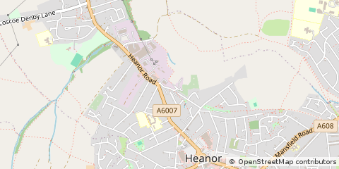 Map of Heanor