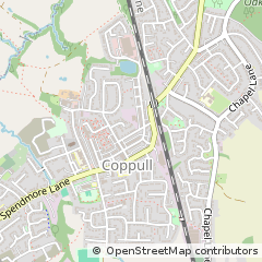 Map of Chorley, Lancashire