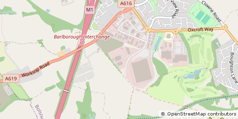 Map of Chesterfield