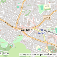 Map of Lanark