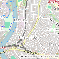 Map of Newport, Gwent