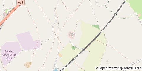 Map of Bicester, Oxfordshire