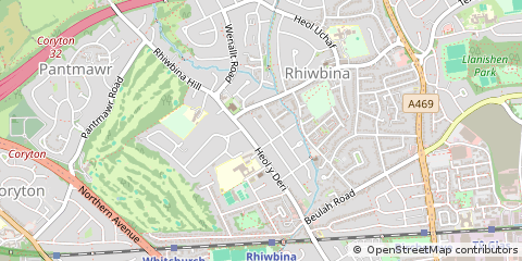 Map of Cardiff