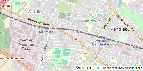 Map of Salford