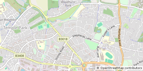 Map of Bracknell, Berkshire