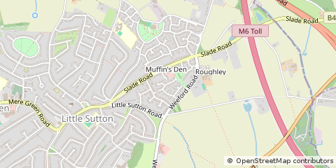 Map of Sutton Coldfield