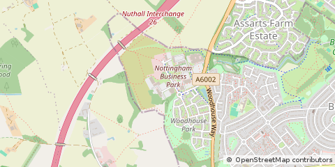 Map of Nottingham