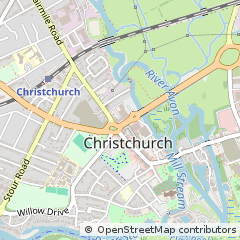 Map of Christchurch