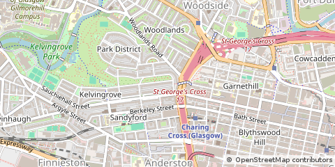 Map of Glasgow