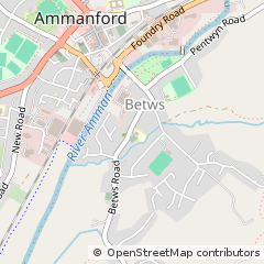 Map of Carmarthenshire